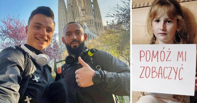 Mateusz Cyrwus i Nazar Marchak chcą przebiec z Barcelony do Walencji, by pomóc 7-letniej Marysi z Bańskiej Niżnej