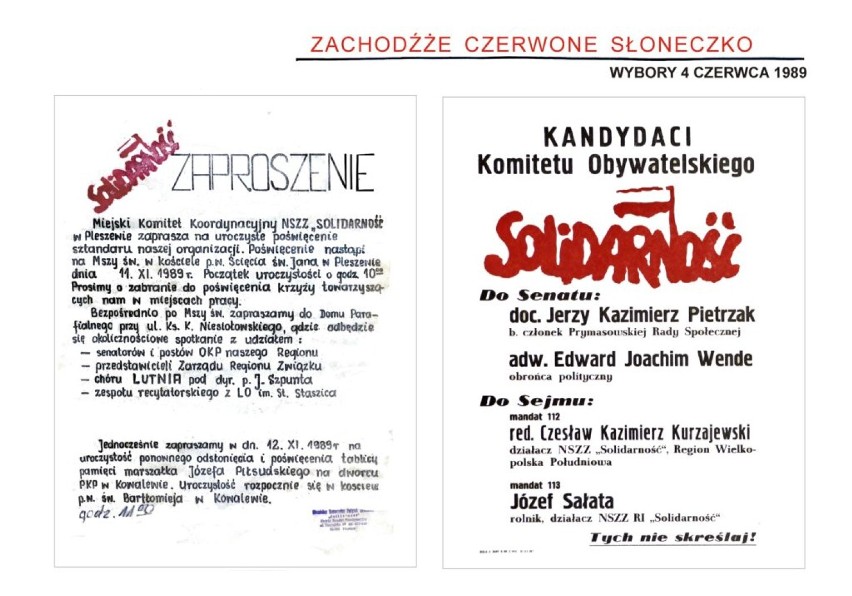 Wirtualna wystawa ,,Zachodźże czerwone słoneczko. Wybory 4 czerwca 1989 r."