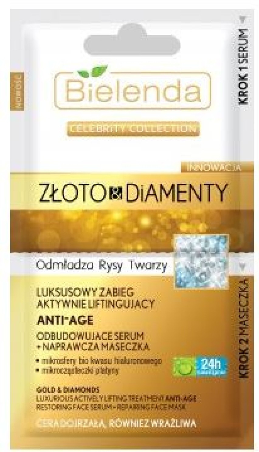 Bielenda Celebrity Collection Złoto&Diamenty Maseczka-Serum...