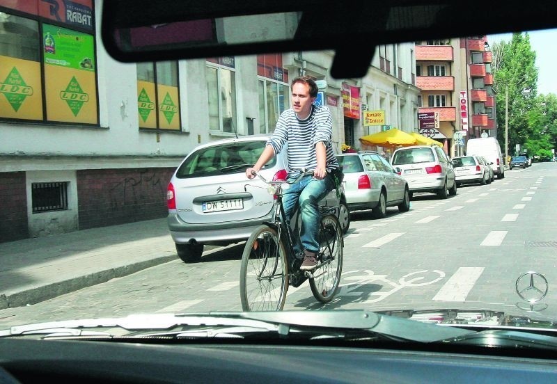 Kontrapasy dla rowerzystów we Wrocławiu