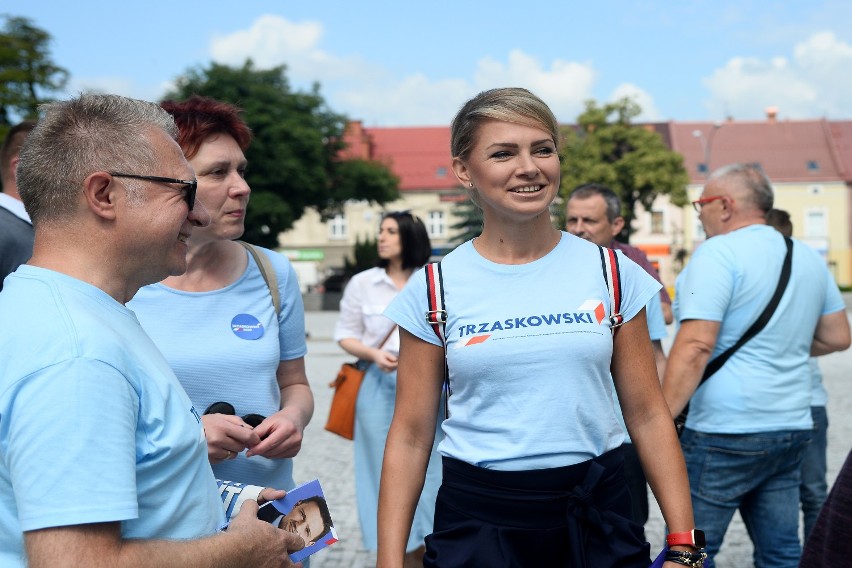 Borys Budka, przewodniczący PO, wspierał w Jaśle kampanię...