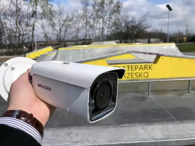 Skatepark w Brzesku wyposażono w system kamer monitoringu