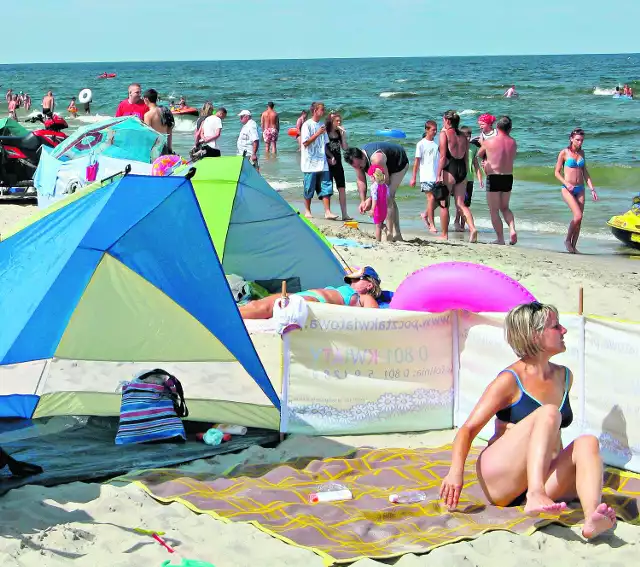 Plaża w Krynicy Morskiej sprzątana jest codziennie