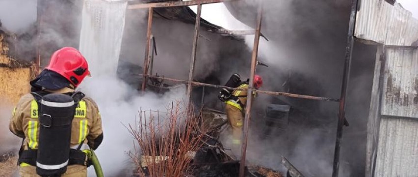 Pożar w Czempiniu. Relacja strażaków z PSP
