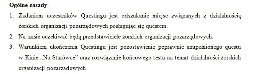 Questing w Żorach: Gra miejska na Starówce już 11...