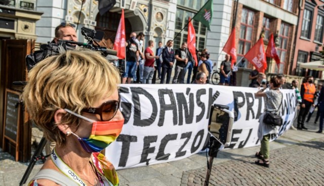 Demonstracja Młodzieży Wszechpolskiej i kontrmanifestacje w Gdańsku 12.09.2020