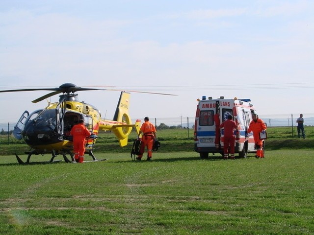 Wypadek w Osieku. 13-letni chłopiec zmarł w szpitalu w Prokocimiu