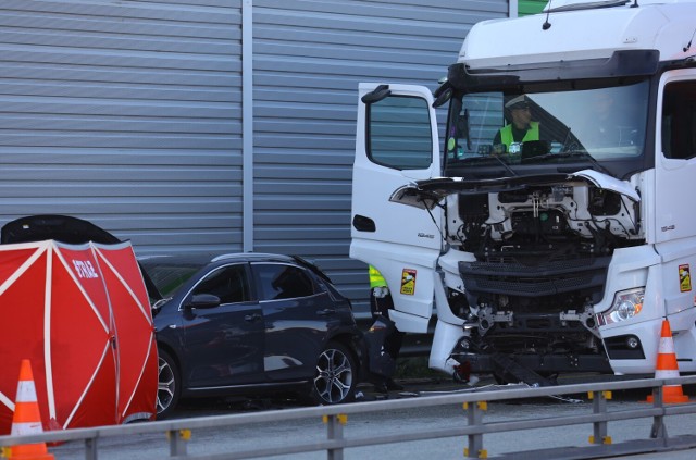 Śmiertelny wypadek na A1 w powiecie piotrkowskim 29.08.2022