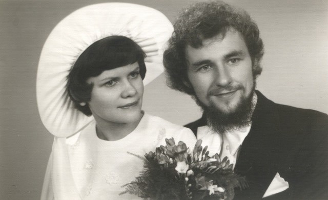Zdjęcie ślubne Ewy i Witolda Lechowiczów