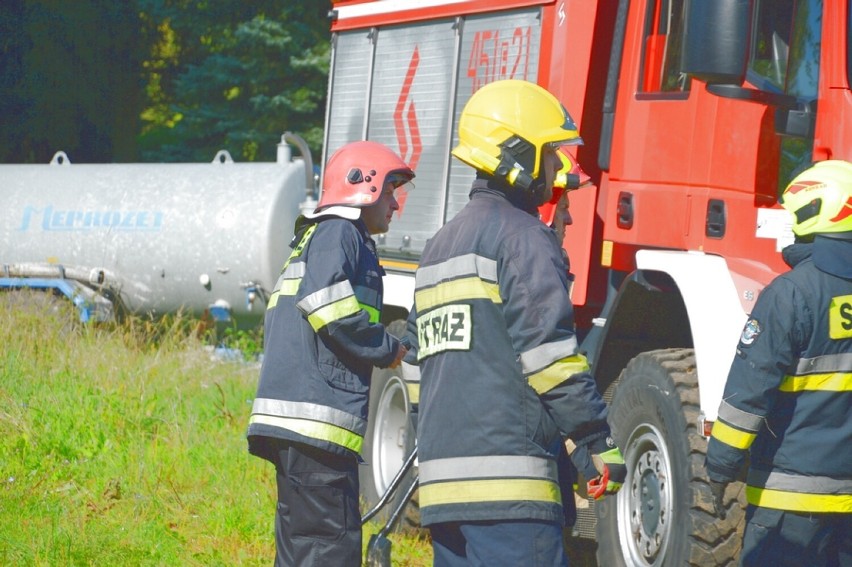 Strażacy z całego województwa łódzkiego ćwiczą w Łowiczu i powiecie łowickim