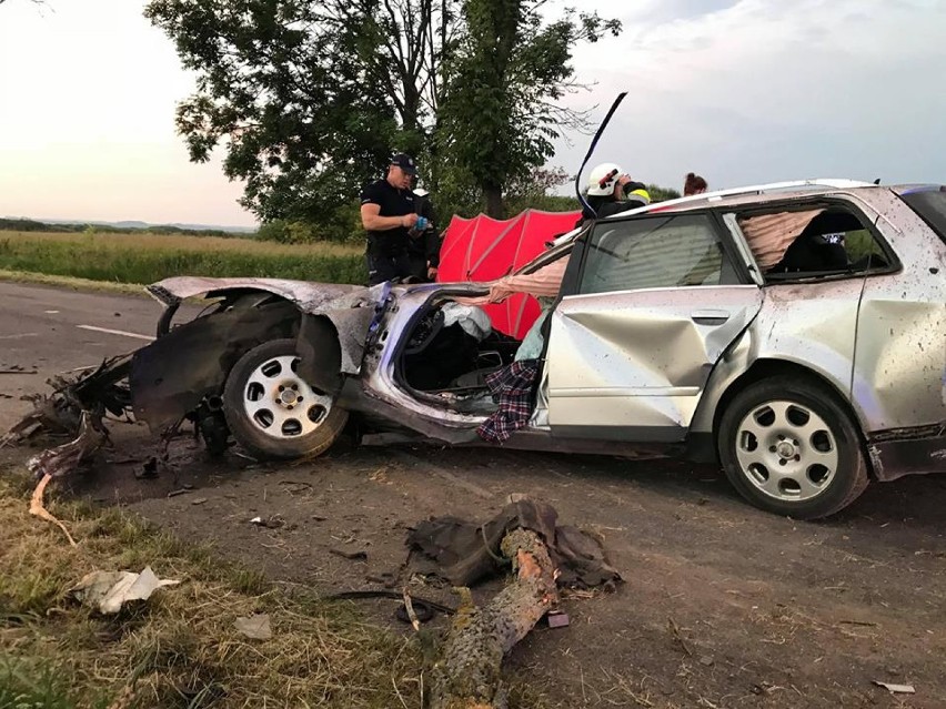 Tragiczny wypadek między Szamocinem a Białośliwiem. Nie żyje 19-latek z gminy Wyrzysk