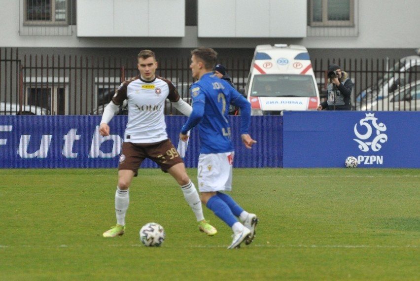 1.12.2021, Kraków: mecz 1/8 finału Pucharu Polski Garbarnia...