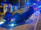 Dachowanie na ulicach Sopotu! W wypadku ucierpiała jedna osoba. 03.04.2023 r. ZDJĘCIA