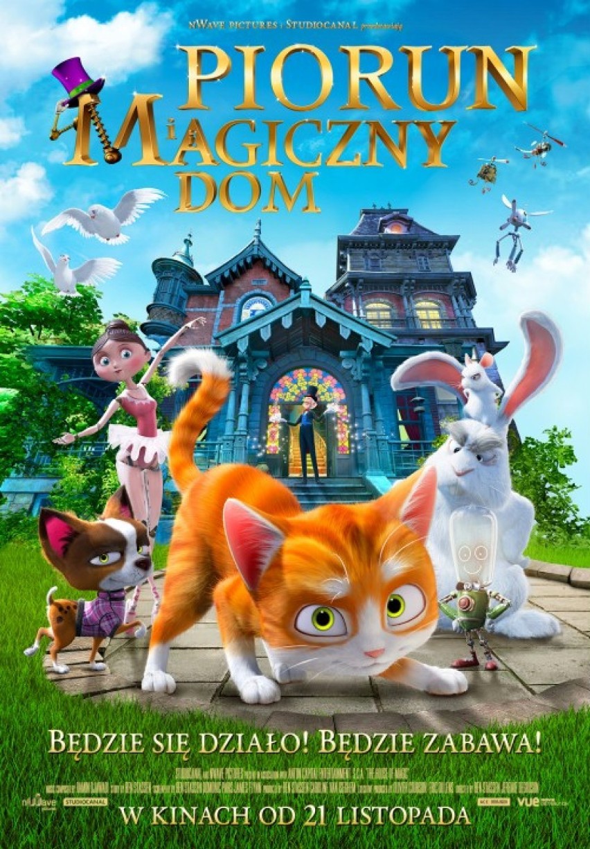 Piorun i magiczny dom to historia kotka, który szukając...