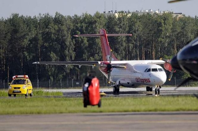 Dziś, o godzinie 8.58 wystartował pierwszy samolot z Bydgoszczy ...