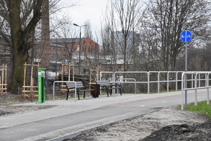 Styczeń 2019 r. Pieszo-rowerowa trasa Zielona Strzała łączy...