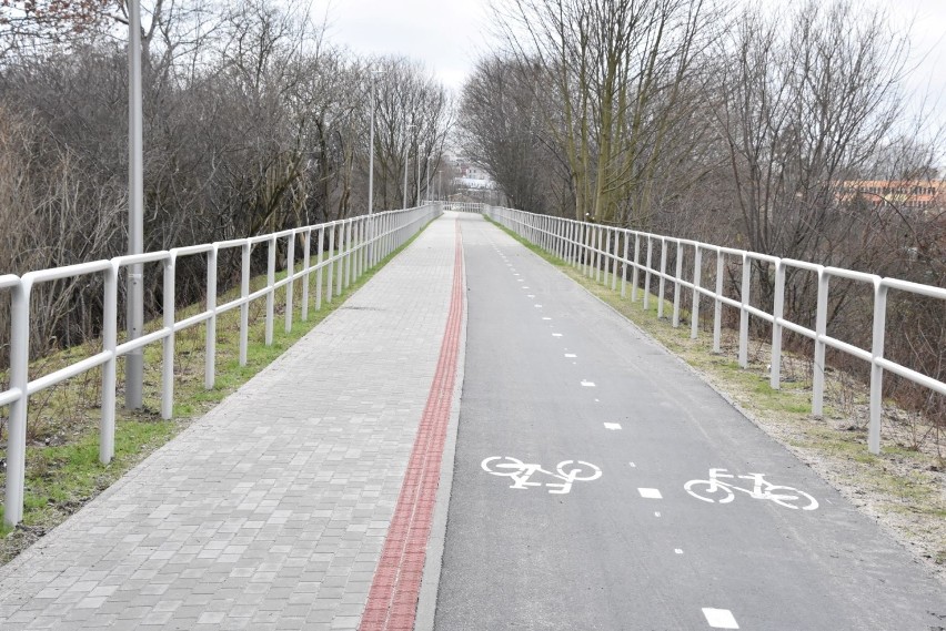 Styczeń 2019 r. Pieszo-rowerowa trasa Zielona Strzała łączy...