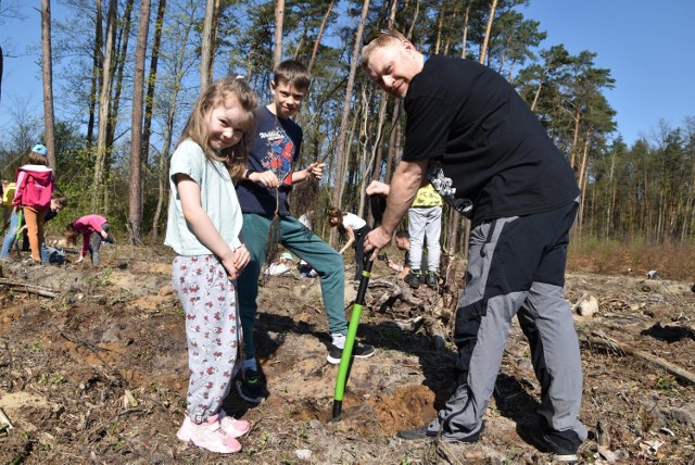 Jacek Barczyński przyjechał z synem i córeczką