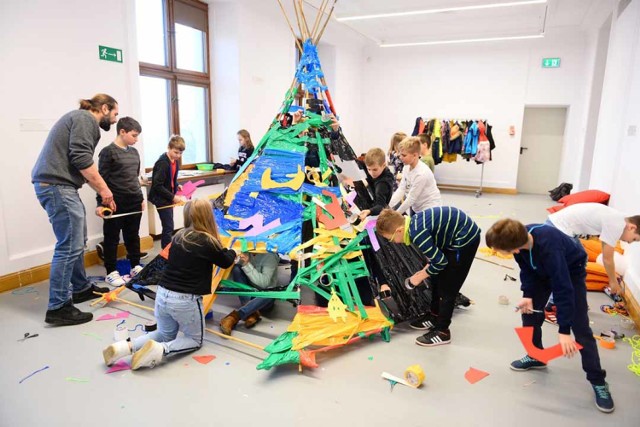 Dotknij sztuki, wystawa dla dzieci w Centrum Sztuki Współczesnej Zamek Ujazdowski