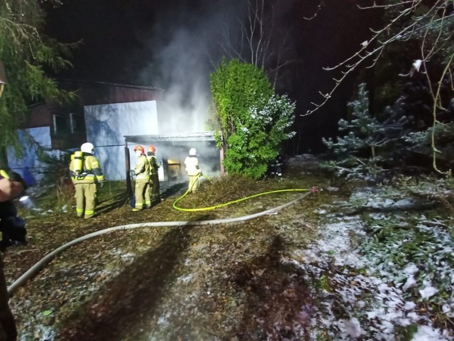 W akcji ratunkowej w Balczewie udział brało siedem zastępów straży pożarnej