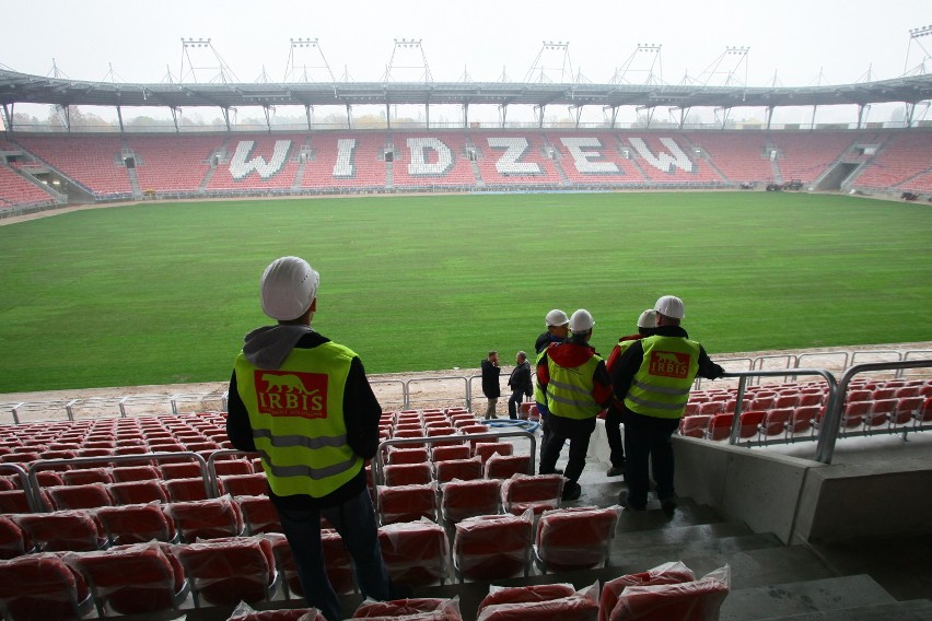 Budowa stadionu Widzewa: jest już murawa
