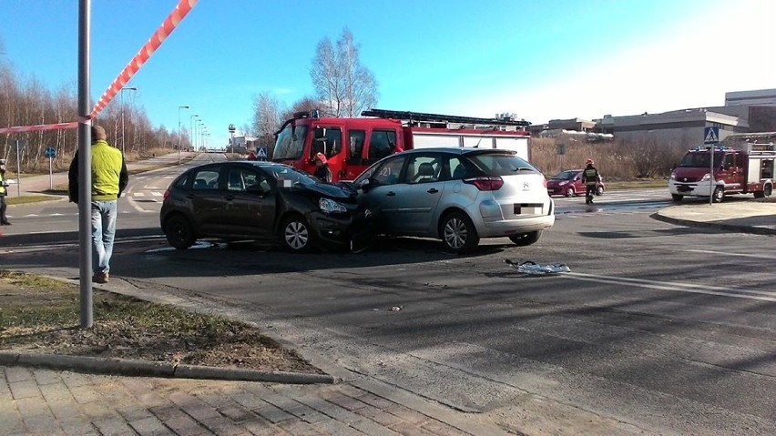 Wypadek w Jastrzębiu: zderzenie trzech osobówek