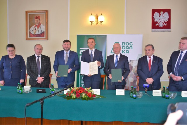 Uroczyste podpisanie listu intencyjnego z LWB odbyło się w siedzibie PANS w Chełmie.