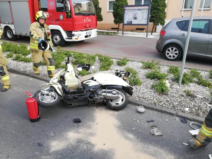 Wypadek w Witkowie. Motocyklista był kompletnie pijany