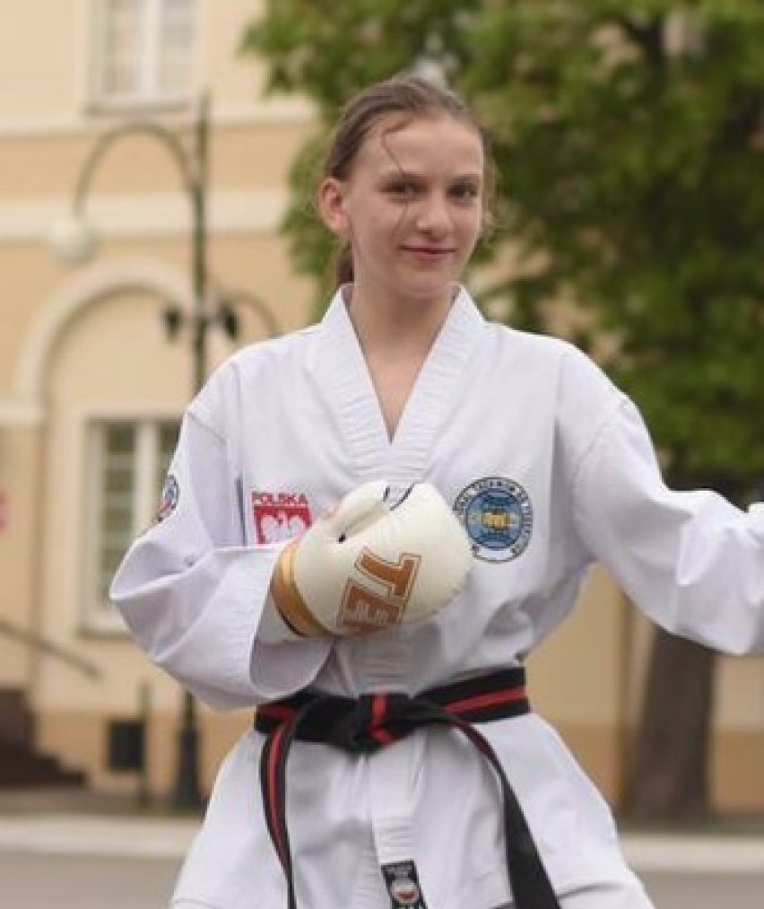 Lena Duchnowska, Klub Taekwondo Niedźwiedź w Wieluniu....