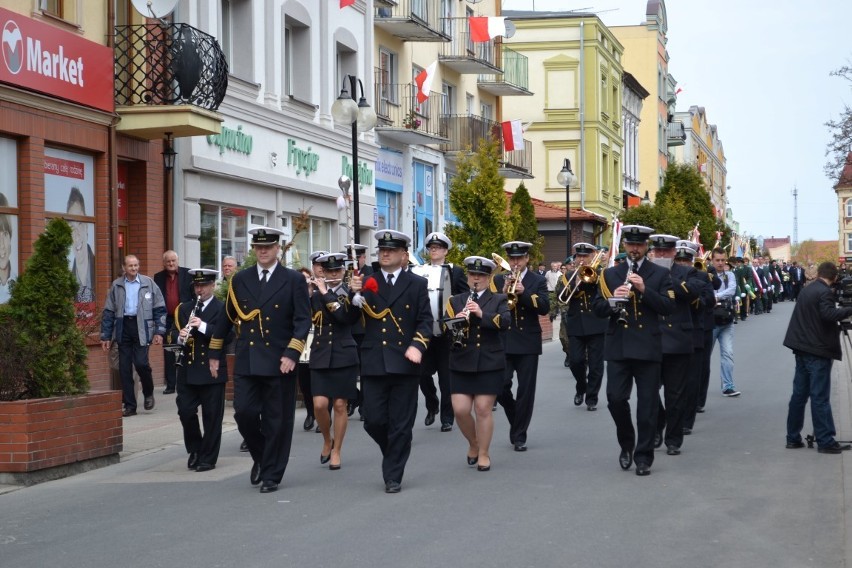 Wojewódzkie obchody rocznicy uchwalenia Konstytucji 3 Maja w Człuchowie. 3 maja 2013r