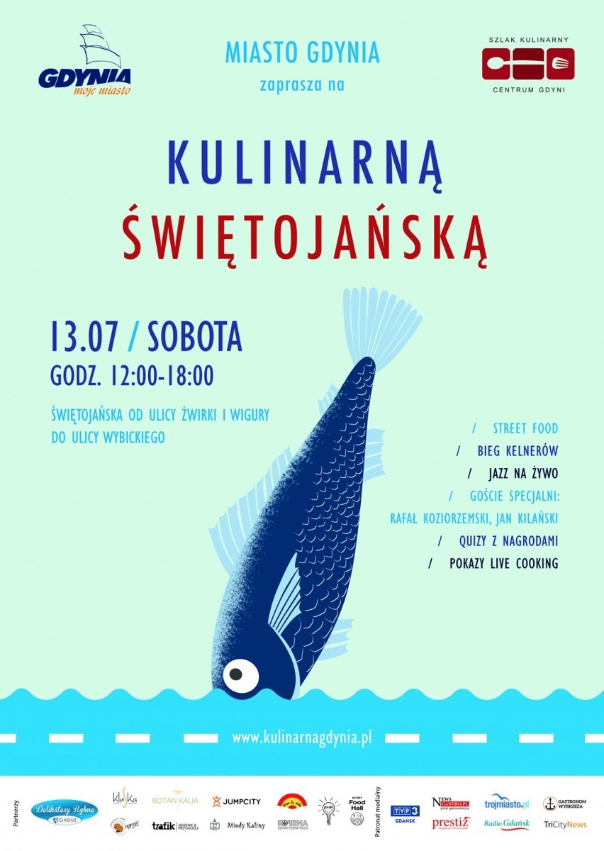 Kulinarna Świętojańska
13.07.2019 r., godz. 12-18, Gdynia...
