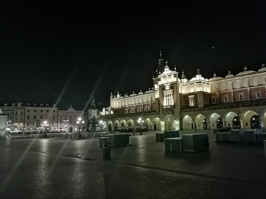 Rynek Główny, niedziela wieczorem