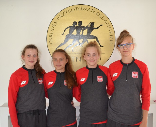Koszykarki Tropsa powołane na obóz kadry narodowej (od lewej): Kinga Kuling, Anna Adamczyk, Aleksandra Ustowska i Agata Hildebrandt