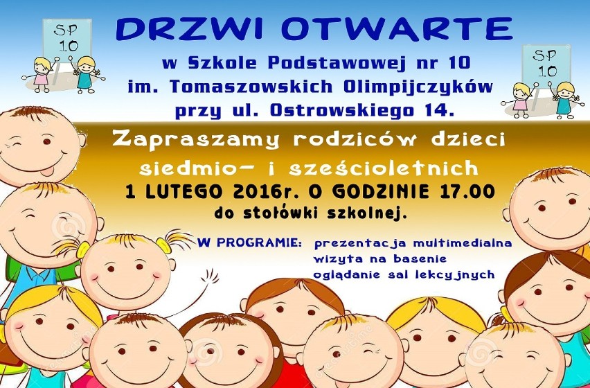 Gdzie pójdą 6-latki w Tomaszowie: Szkoły podstawowe zapraszają na dni otwarte [PLAKATY]