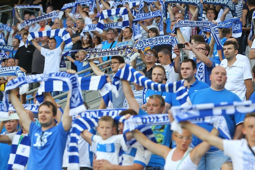 22 629 - tylu kibiców zasiadło podczas meczu Lecha ze Stjarnan FC. To najwyższa frekwencja na Bułgarskiej w tym sezonie.