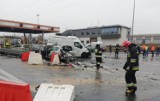 Wypadek na bramkach na A2 w Żdżarach. Autostrada w kierunku Warszawy - zablokowana! 