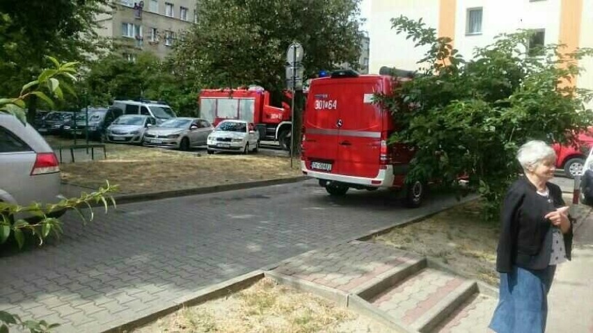 Wyciek gazu w bloku w Kielcach? Straż pożarna w akcji  