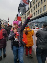 Sławno - Warszawa: Mieszkanka stolicy powiatu na czarnym proteście [ZDJĘCIA]