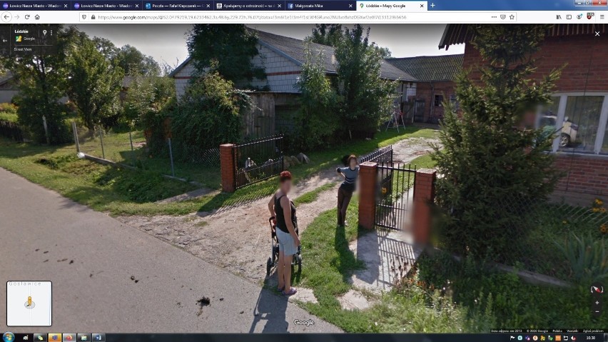 Mieszkańcy gminy Bielawy na Google Street View. Kogo złapała...