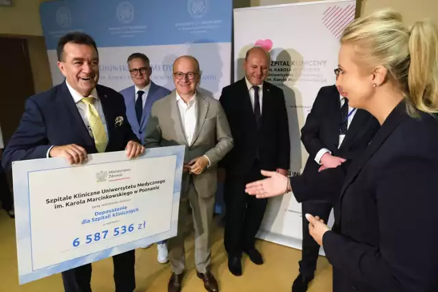 6,5 mln złotych trafiło do Uniwersytetu Medycznego w Poznaniu na sprzęt dla dwóch poznańskich szpitali