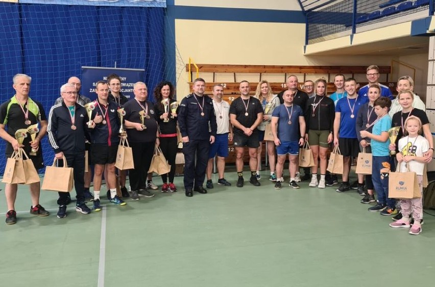 Turniej tenisa stołowego funkcjonariuszy Policji garnizonu pomorskiego o Puchar Komendanta Powiatowego Policji w Wejherowie