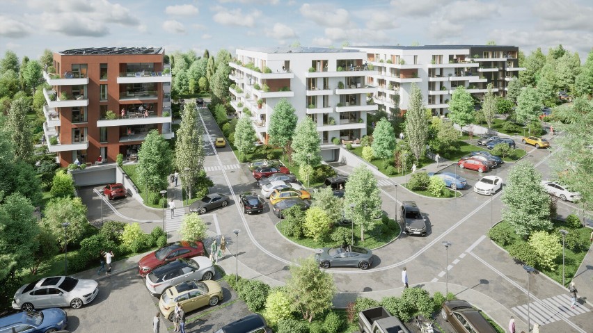 Tak będzie wyglądać nowe osiedle w Zawierciu - będzie nowoczesne i ekologiczne! Oto WIZUALIZACJE osiedla Park Paderewskiego