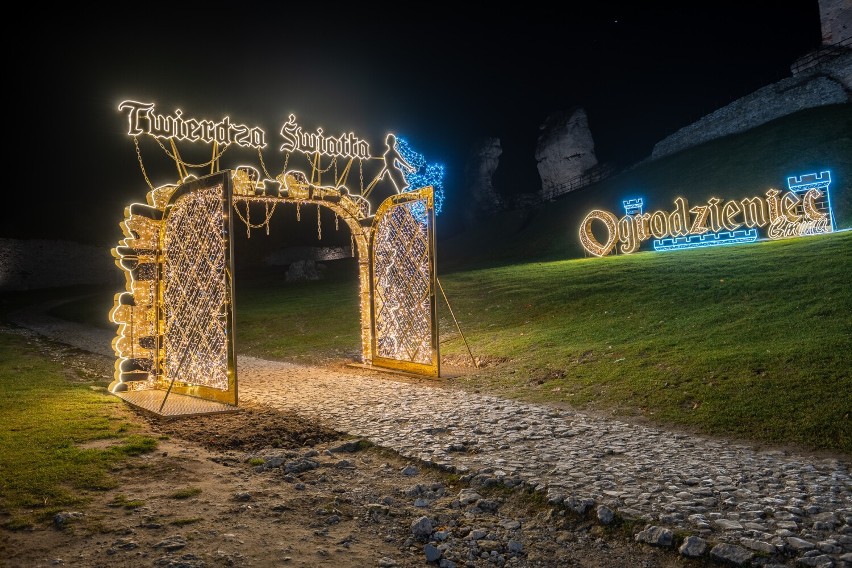 Pierwszy podświetlony zamek w Polsce. Ogrodzieniecka Twierdza Światła zaprasza na pokazy ognia