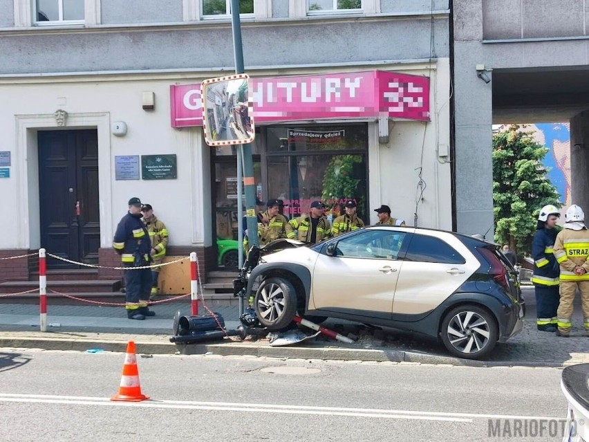 Wypadek na ulicy Sienkiewicza w Opolu