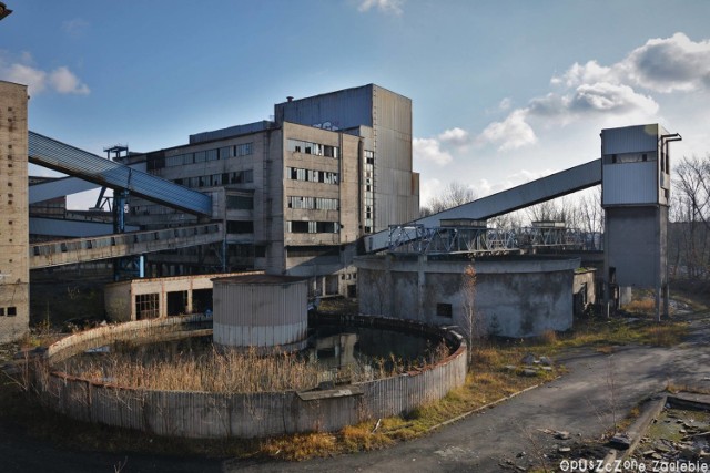 Opuszczone budynki po KWK Mysłowice