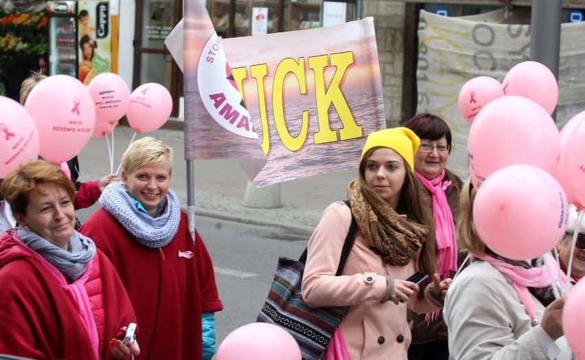 W Gdyni odbył się Marsz Różowej Wstążki. Profilaktyka to podstawa [ZDJĘCIA]