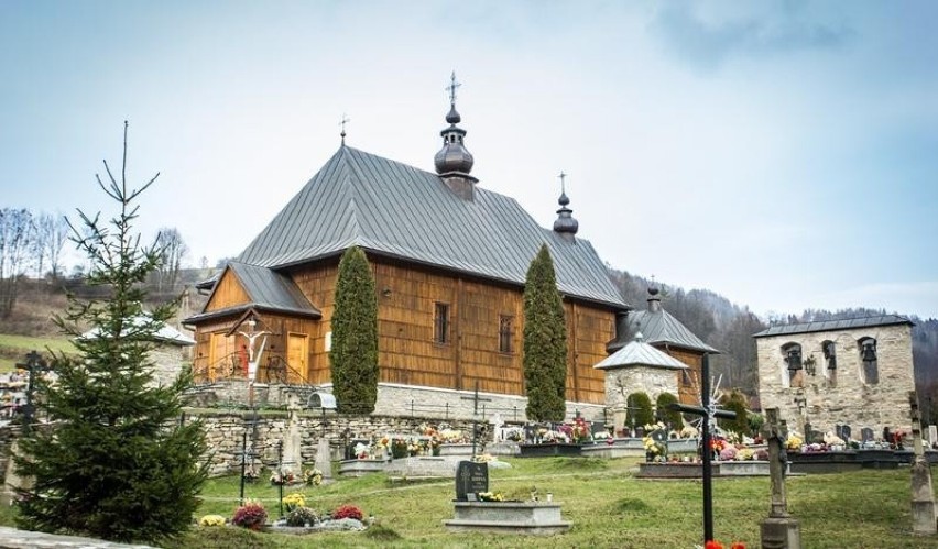 Cmentarz cerkiew św. Michała Archanioła Wierchomla Wielka