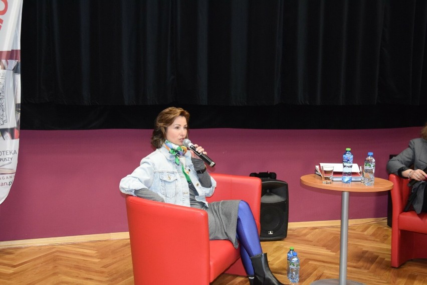 Spotkanie z Joanną Brodzik w Sali Inter żagańskiego Pałacu
