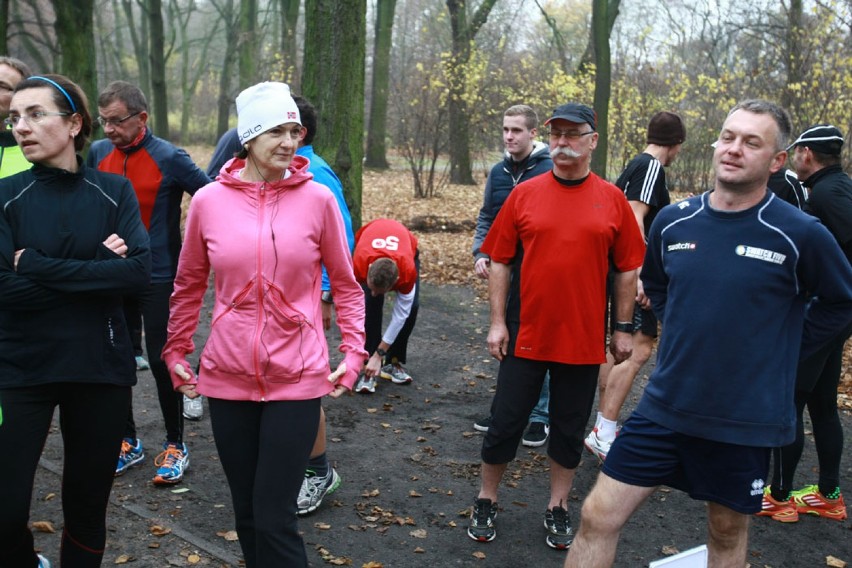 Parkrun Łódź, 15 listopada 2014
Parkrun w parku...