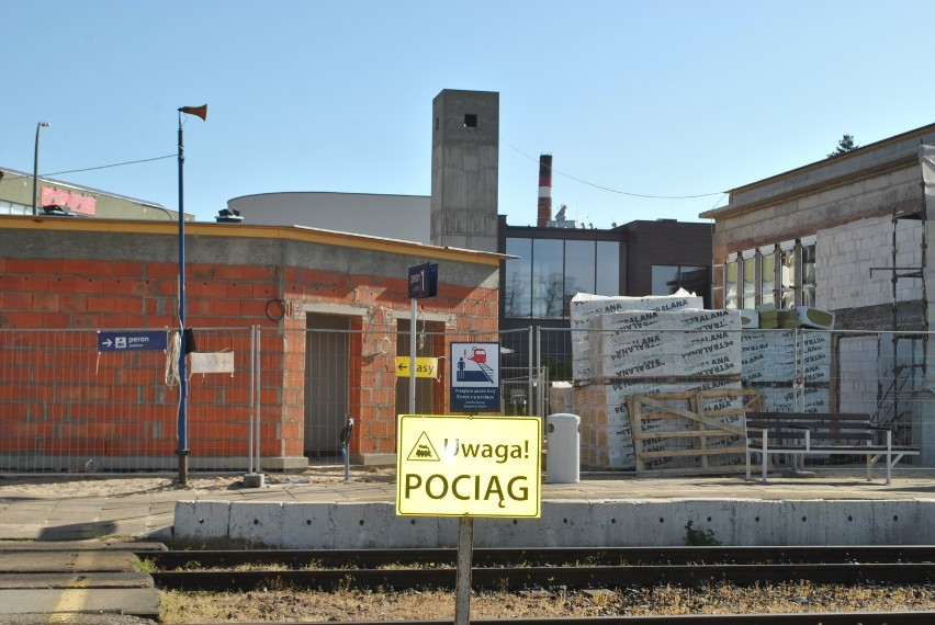 Mamy najnowsze zdjęcia z budowy dworca w Wolsztynie